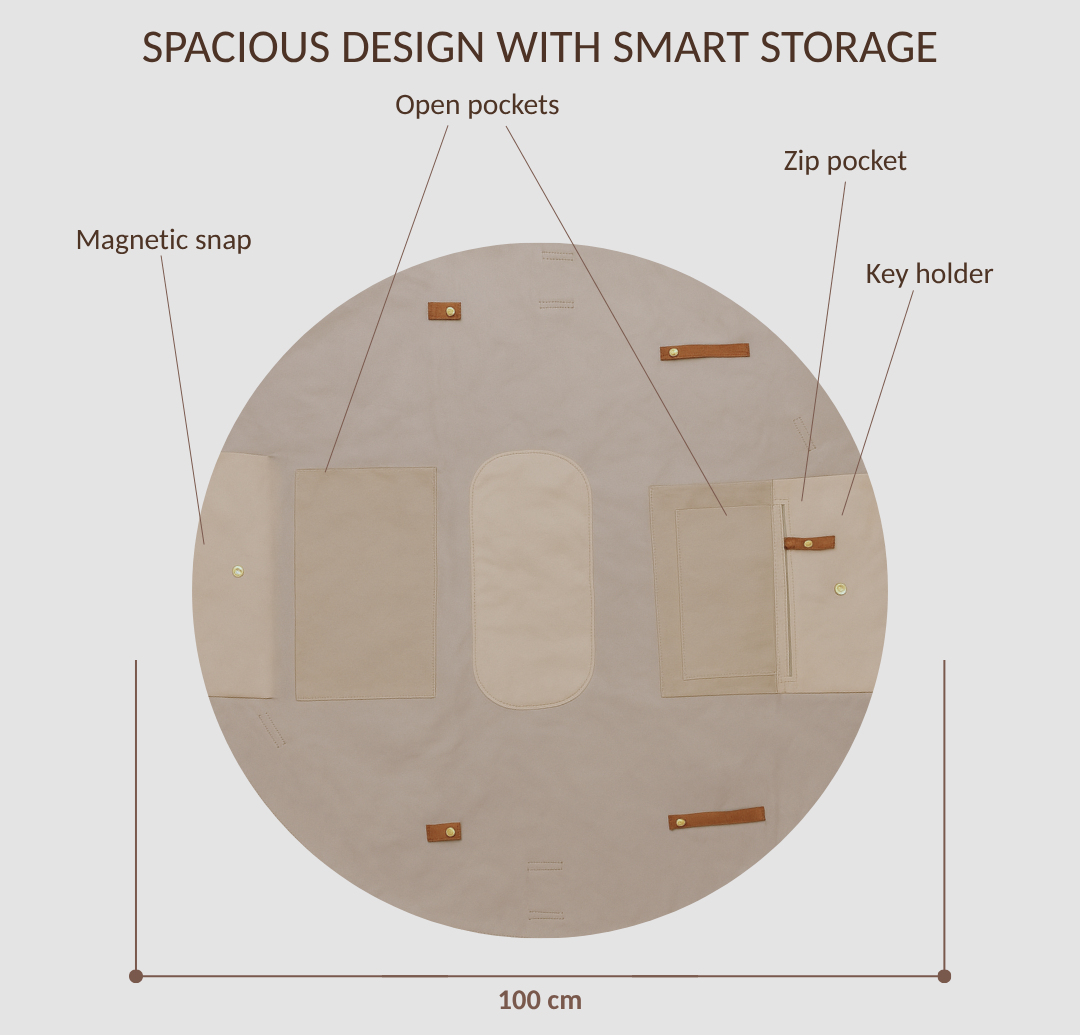 Spacious design with smart storage
