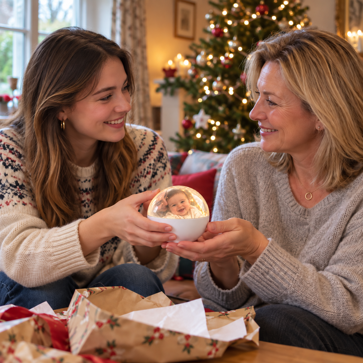 Heirloom Orb on the Christmas tree